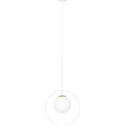 Sklep Kaja Elegancka lampa wisząca z dekoracyjnym okręgiem K-5473 z serii MALTA Hot