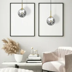 Sklep Kaja Elegancka lampa wisząca z lustrzanym kloszem MLP8413 z serii REFLEX | Kaja Oświe Cheap