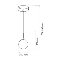 Sklep Kaja Elegancka lampa wisząca z lustrzanym kloszem MLP8413 z serii REFLEX | Kaja Oświe Cheap