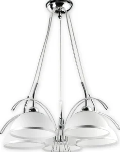 Sklep Kaja Elegancka lampa wisząca z kloszami O1485 CH FLEX | Kaja Oświetlenie* Randole Tradycyjne