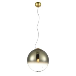 Sklep Kaja Elegancka lampa wisząca ze m kloszem AZ3132 IRIS | Kaja złoty Best