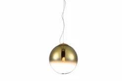 Sklep Kaja Elegancka lampa wisząca ze m kloszem AZ3132 IRIS | Kaja złoty Best