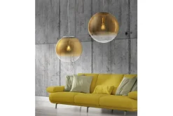 Sklep Kaja Elegancka lampa wisząca ze m kloszem AZ3132 IRIS | Kaja złoty Best