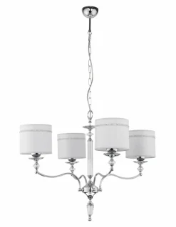 Sklep Kaja Elegancka lampa wisząca ze zdobieniami JUP 1425 HILTON | Kaja* Żyrandole Z Abażurem|Randole Tradycyjne