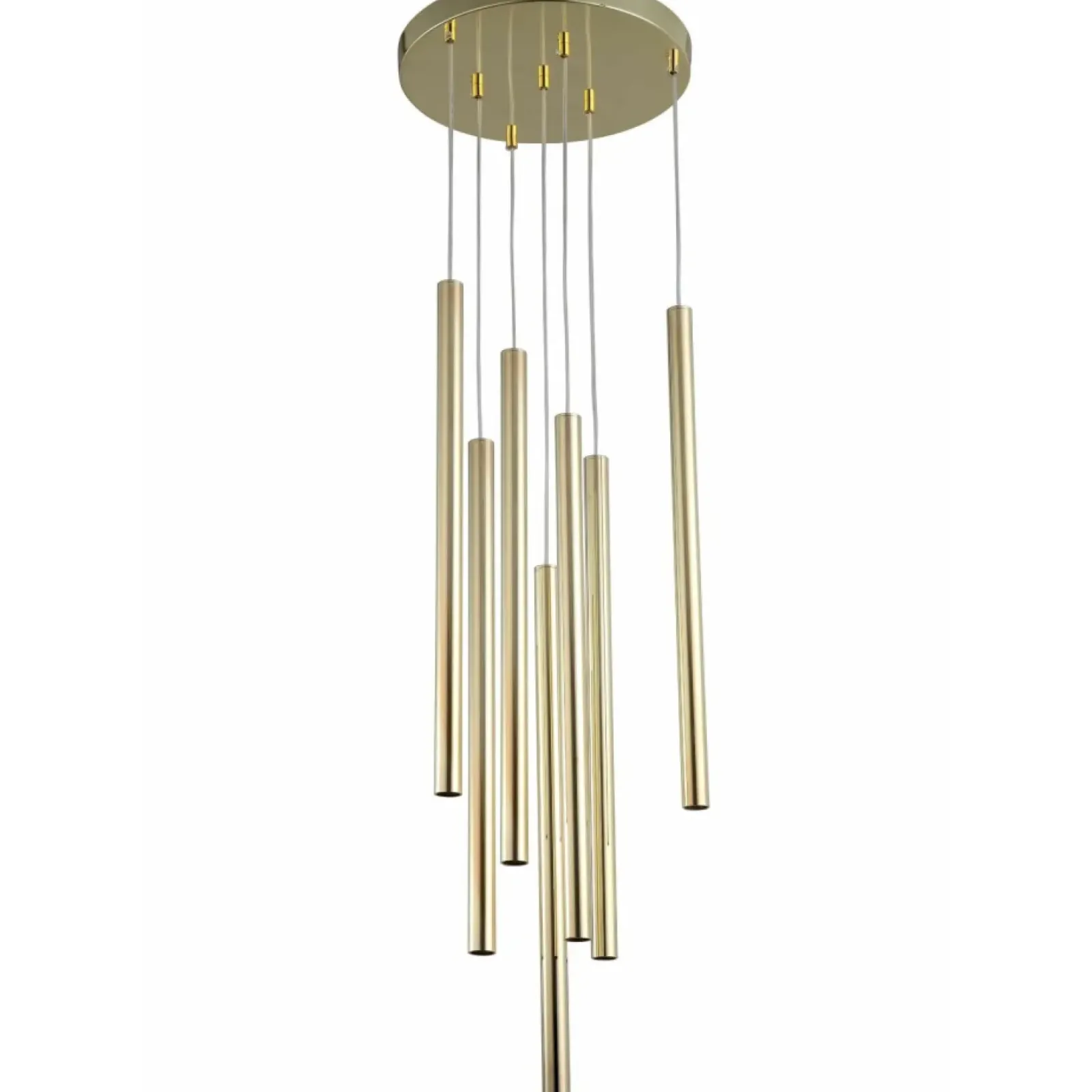 Sklep Kaja Elegancka lampa wisząca ze złotymi tubami LP-894/7P GD z serii LUNGO Flash Sale