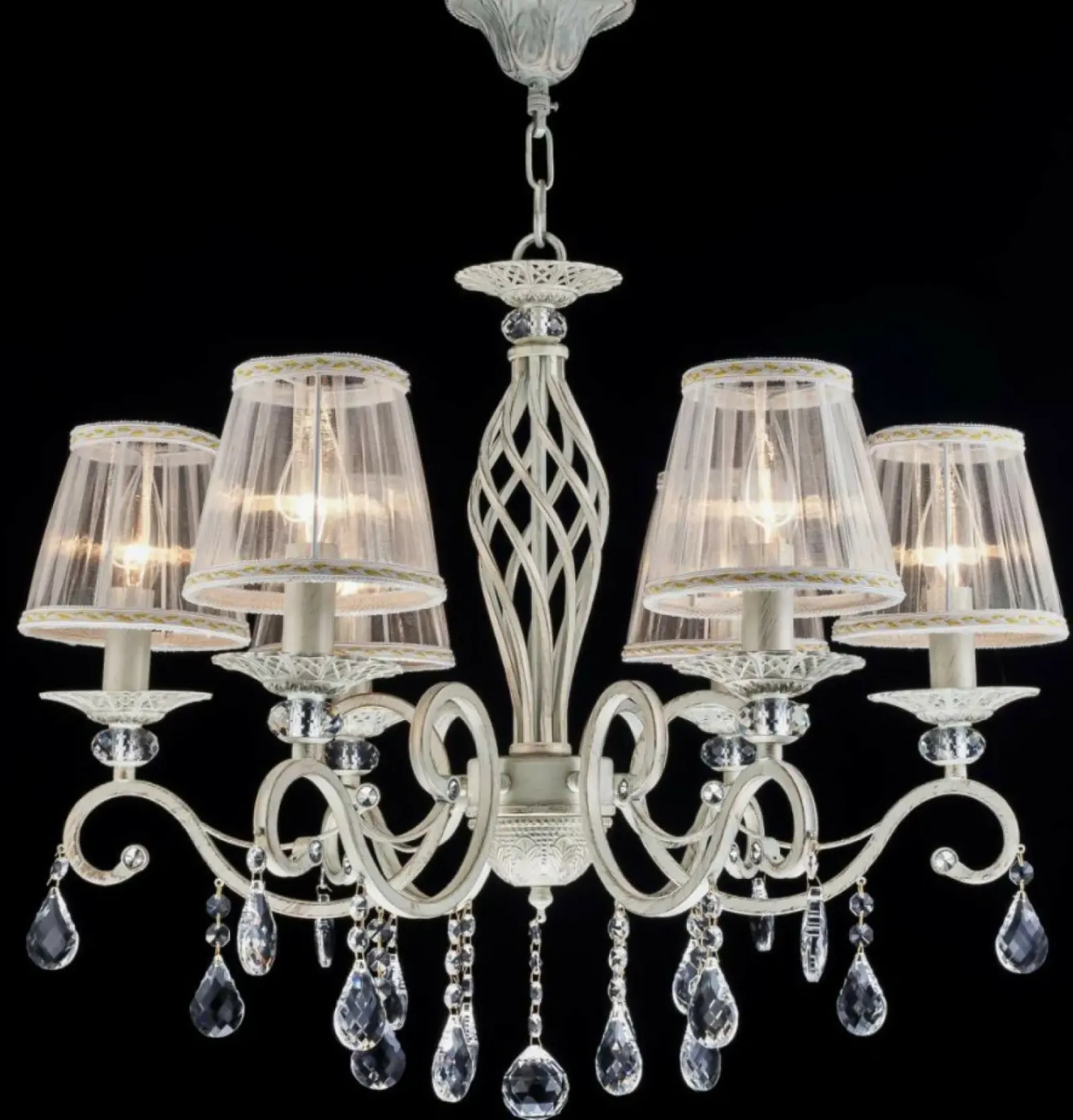 Sklep Kaja Elegancka lampa z kryształkami ARM247-06-G GRACE | Kaja Oświetlenie* Randole Tradycyjne