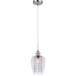 Sklep Kaja Elegancka lampa z kryształkami MDM2286/1C CR PIRITA | Kaja Oświetlenie Shop