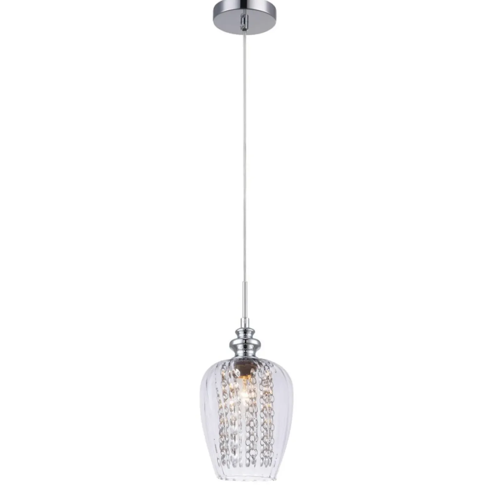 Sklep Kaja Elegancka lampa z kryształkami MDM2286/1C CR PIRITA | Kaja Oświetlenie Shop