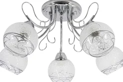 Sklep Kaja Elegancka lampa z ozdobnymi kloszami 8957/5 8C TOGO | Kaja Oświetlenie* Randole Tradycyjne