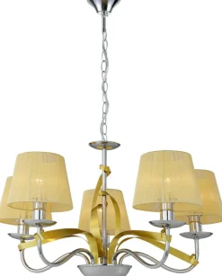 Sklep Kaja Elegancka lampa ze złotymi wstążkami 35-55064 DIVA | Kaja Oświetlenie* Randole Tradycyjne