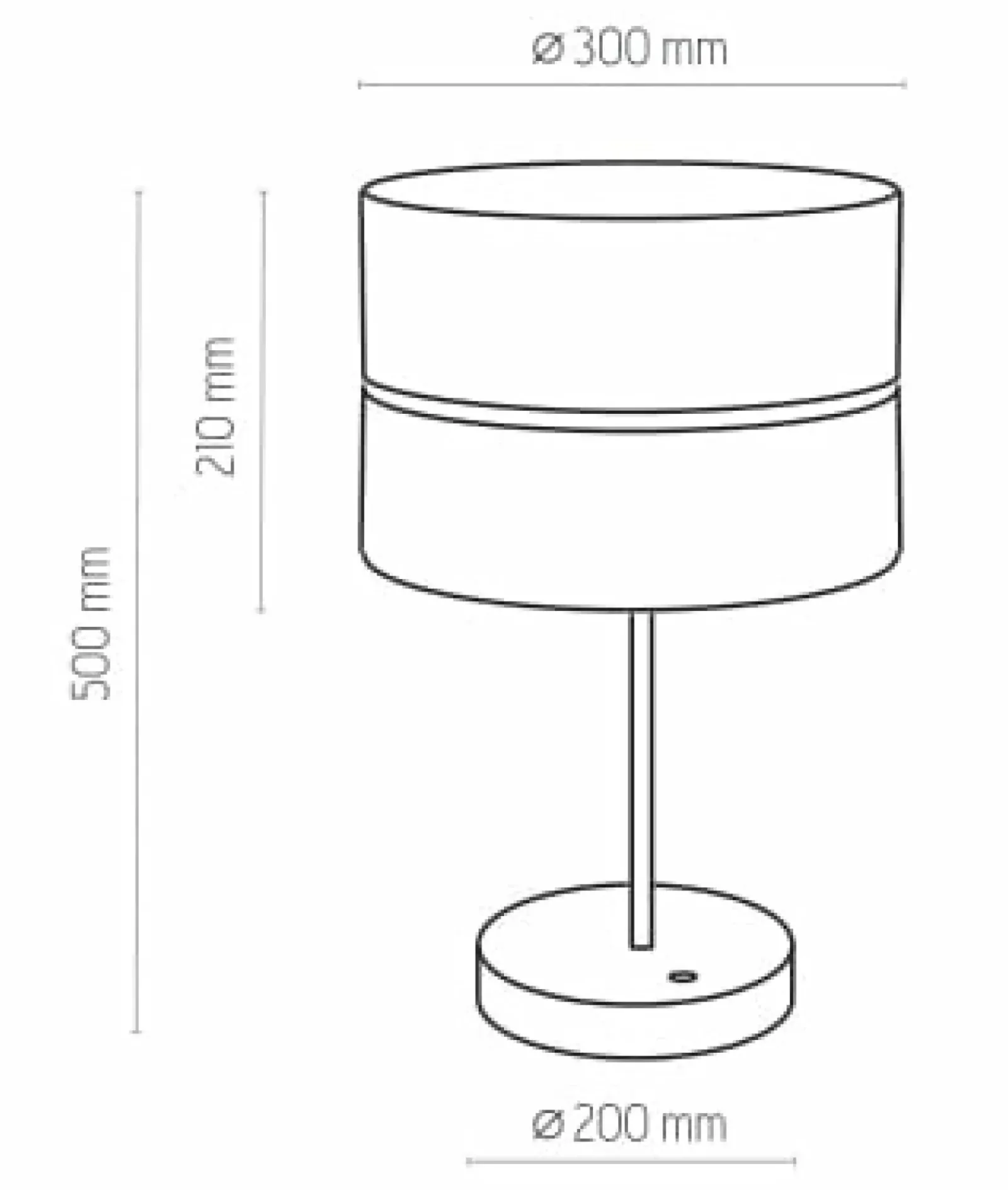 Sklep Kaja Elegancka lampka na szafkę nocną TK 5467 HILTON | Kaja Oświetlenie* Tradycyjne Lampki Stołowe