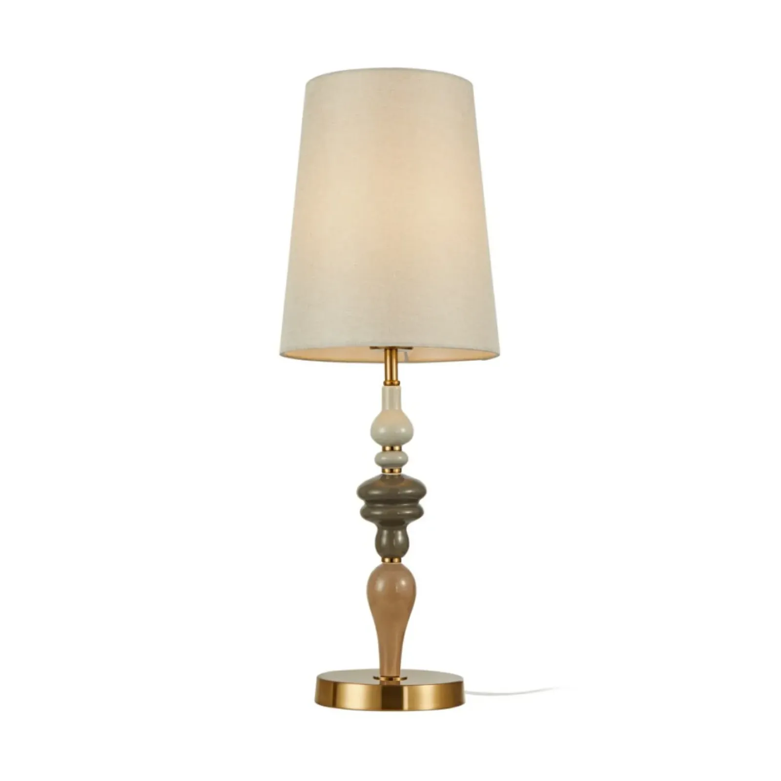 Sklep Kaja Elegancka lampka stołowa do salonu TB-84678A-AB MOREN | Kaja* Lampki Stołowe Z Abażurem|Tradycyjne Lampki Stołowe
