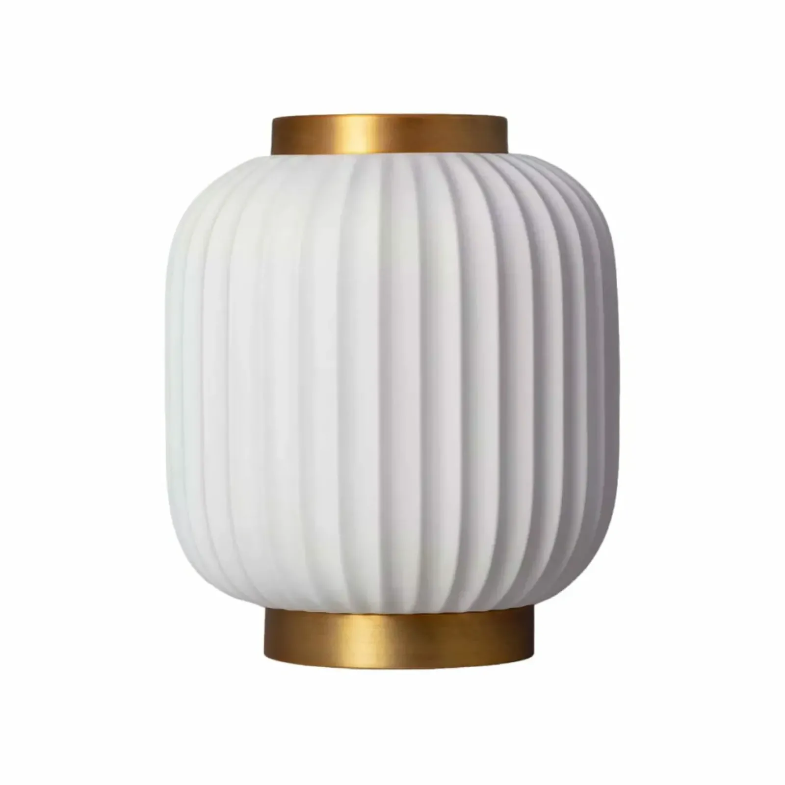 Sklep Kaja Elegancka lampka z ryflowanym kloszem ABR-LSPP-E14 PORCELLADO | Kaja* Nowoczesne Lampki Stołowe