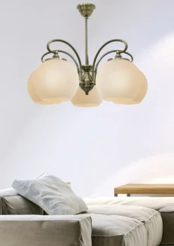Sklep Kaja Elegancka, patynowa lampa sufitowa 35-69368 ORBIT | Kaja Oświetlenie* Randole Tradycyjne