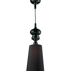 Sklep Kaja Elegancka, pojedyncza lampa wisząca AZ0064 BAROCO BLACK | Kaja czarny Shop