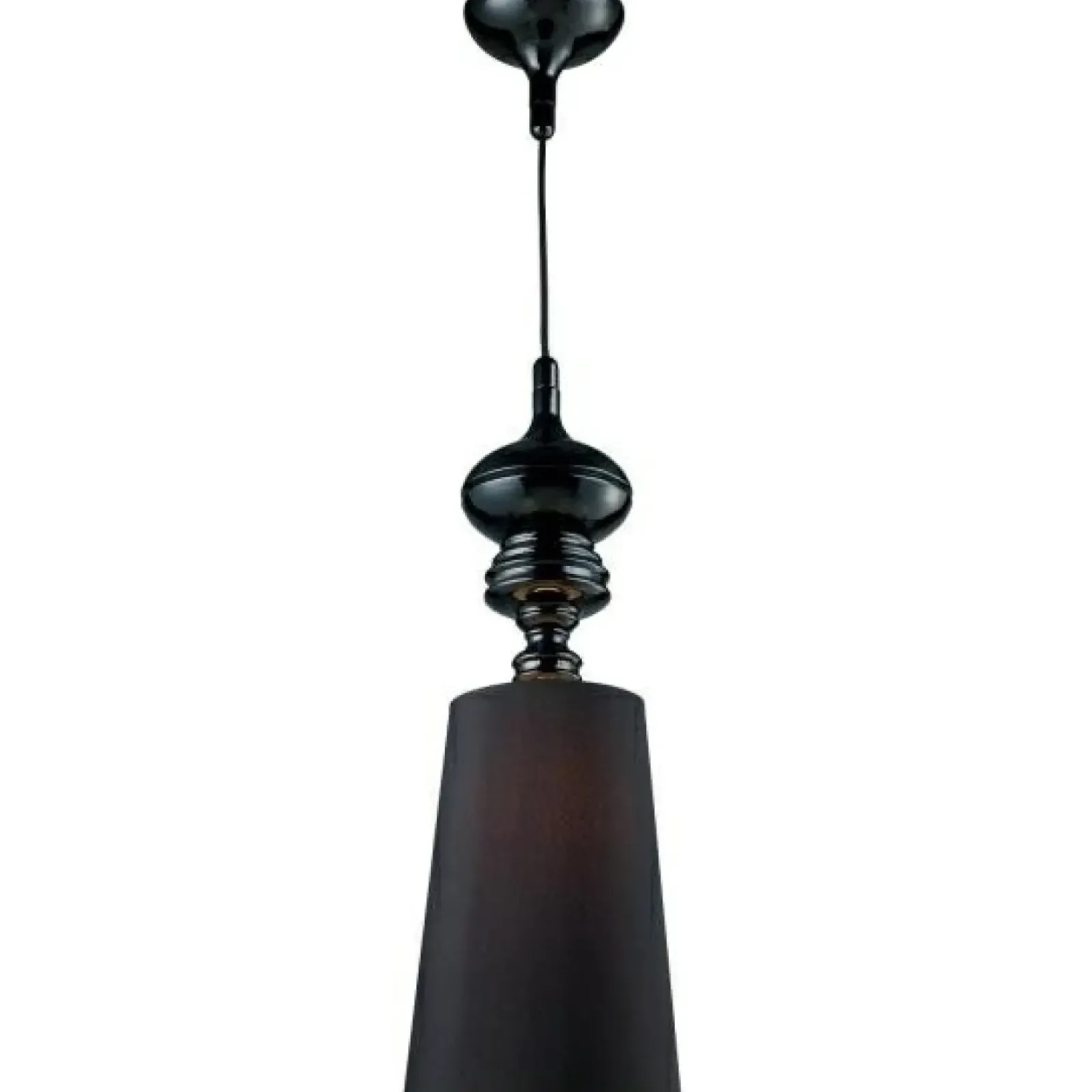 Sklep Kaja Elegancka, pojedyncza lampa wisząca AZ0064 BAROCO BLACK | Kaja czarny Shop