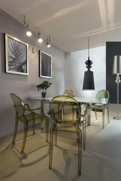 Sklep Kaja Elegancka, pojedyncza lampa wisząca AZ0064 BAROCO BLACK | Kaja czarny Shop