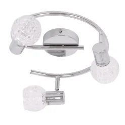 Sklep Kaja Elegancka, ponadczasowa lampa sufitowa K-C9590A/3 ALPINA | Kaja chrom Outlet