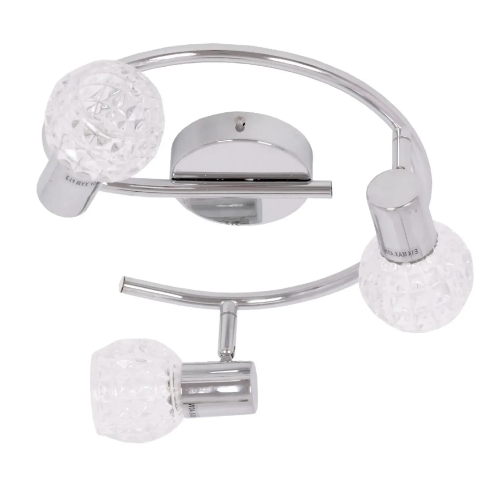Sklep Kaja Elegancka, ponadczasowa lampa sufitowa K-C9590A/3 ALPINA | Kaja chrom Outlet