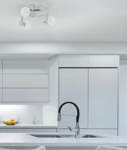Sklep Kaja Elegancka, ponadczasowa lampa sufitowa K-C9590A/3 ALPINA | Kaja chrom Outlet