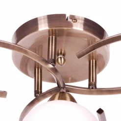 Sklep Kaja Elegancka, ponadczasowa lampa K-JSL-6084/4 AB LARA | Kaja Oświetlenie* Randole Tradycyjne|Żyrandole Tradycyjne - Retro