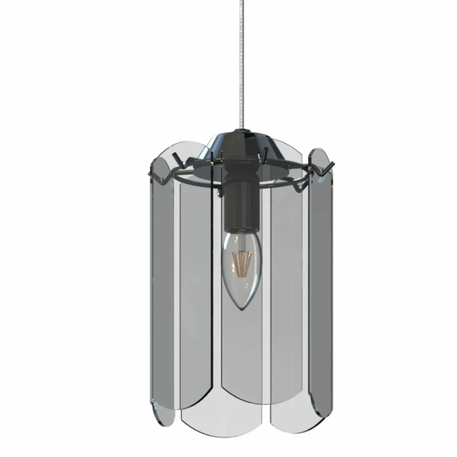 Sklep Kaja Elegancka, smukła lampa wisząca do kuchni MD3523-1-EBCN NIRA | Kaja Store