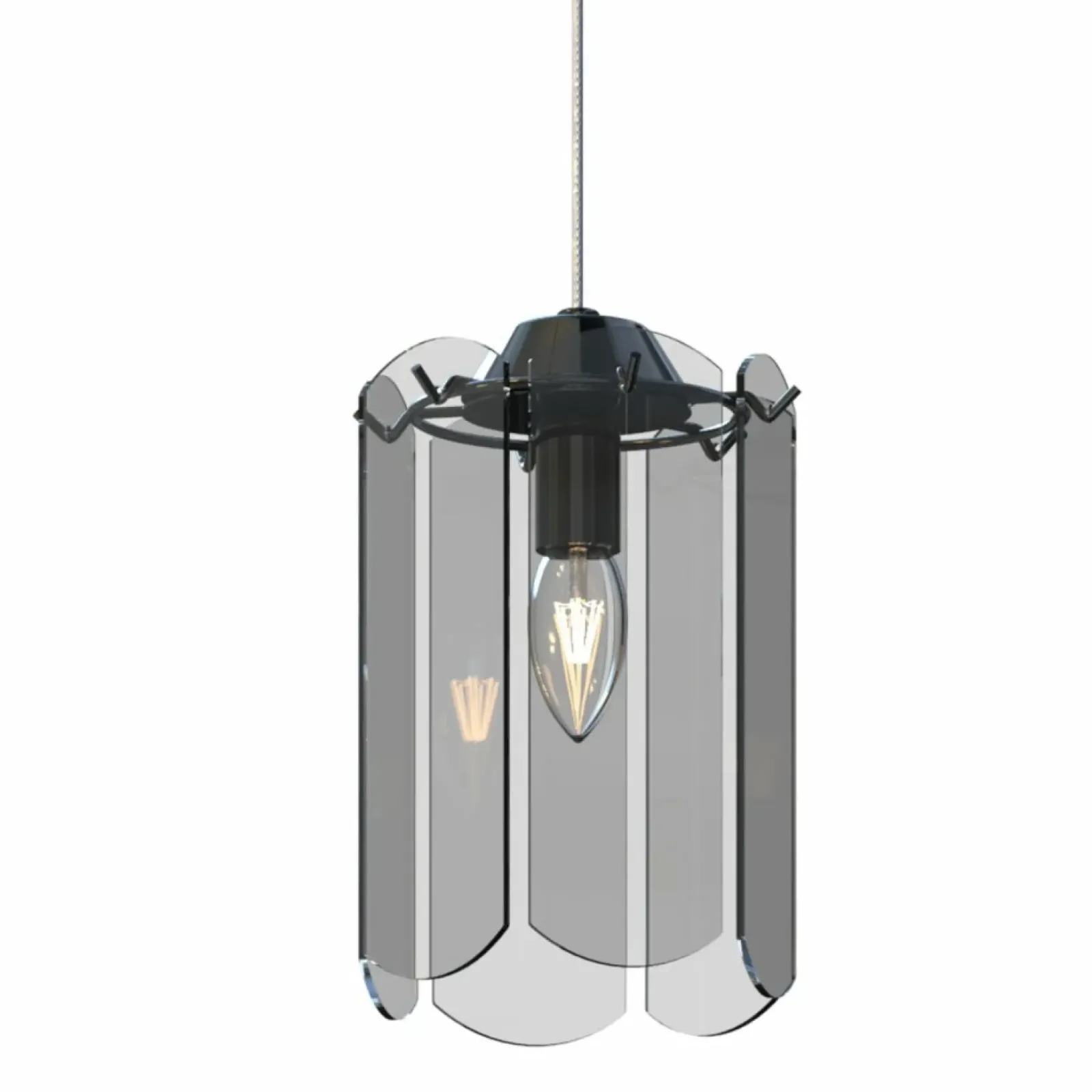 Sklep Kaja Elegancka, smukła lampa wisząca do kuchni MD3523-1-EBCN NIRA | Kaja Store