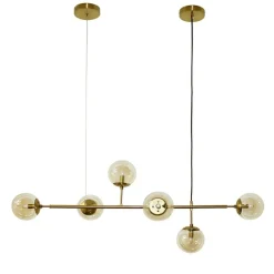 Sklep Kaja Elegancka szeroka złota lampa wisząca AZ4699 HELIOS | Kaja Oświetlenie złoty Flash Sale