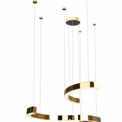 Sklep Kaja Elegancka, złota lampa LED ze ściemniaczem MX P0394D LOTUS | Kaja Flash Sale
