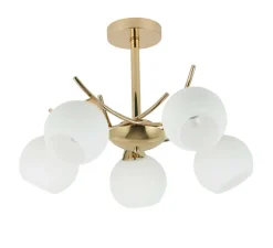 Sklep Kaja Elegancka, złota lampa sufitowa glamour 35-37497 AMOS | Kaja Best Sale
