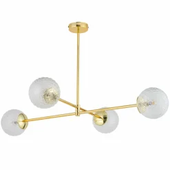 Sklep Kaja Elegancka, złota lampa sufitowa do sypialni TK 4605 z serii CADIX Online