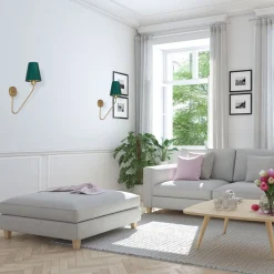 Sklep Kaja Elegancki kinkiet ścienny w zielonym kolorze MLP4906 z serii VICTORIA | Kaja Ośw* Kinkiety Tradycyjne