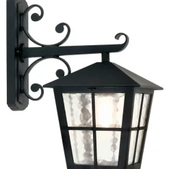 Sklep Kaja Elegancki kinkiet naścienny, IP43 BL52M-BLACK z serii CANTERBURY* Kinkiety Ogrodowe