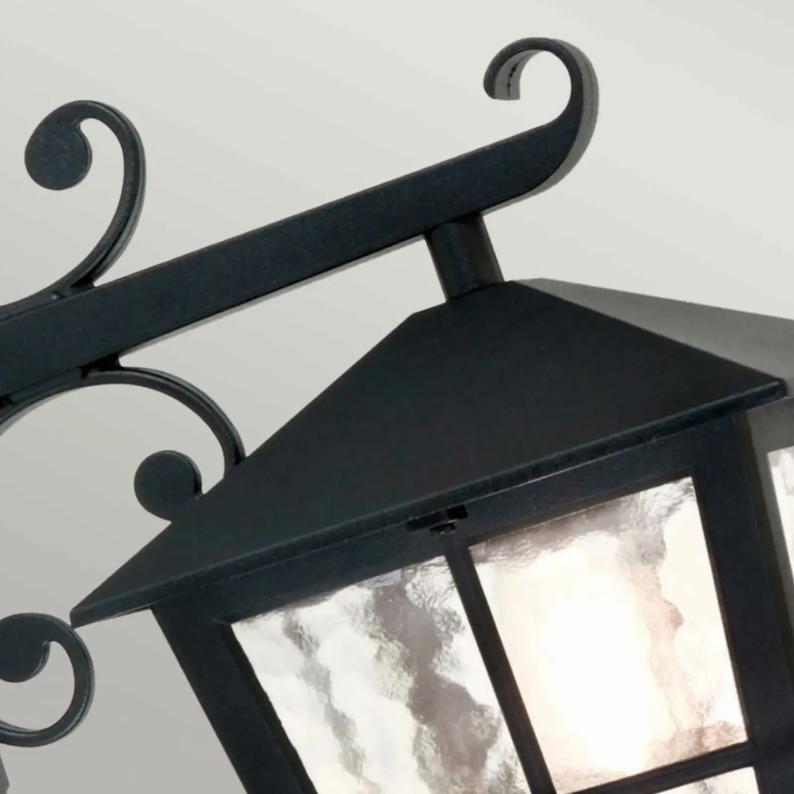 Sklep Kaja Elegancki kinkiet naścienny, IP43 BL52M-BLACK z serii CANTERBURY* Kinkiety Ogrodowe