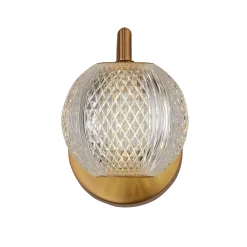 Sklep Kaja Elegancki kinkiet w złotym kolorze LP-2202/1W GD DIAMOND | Kaja* Lampy Led