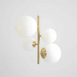 Sklep Kaja Elegancki złoty żyrandol z kloszami 1091L40 BLOOM | Kaja Oświetlenie Zadzwońporabattel.783200183(8-16)/mailsklep@kaja.com.pl Fashion