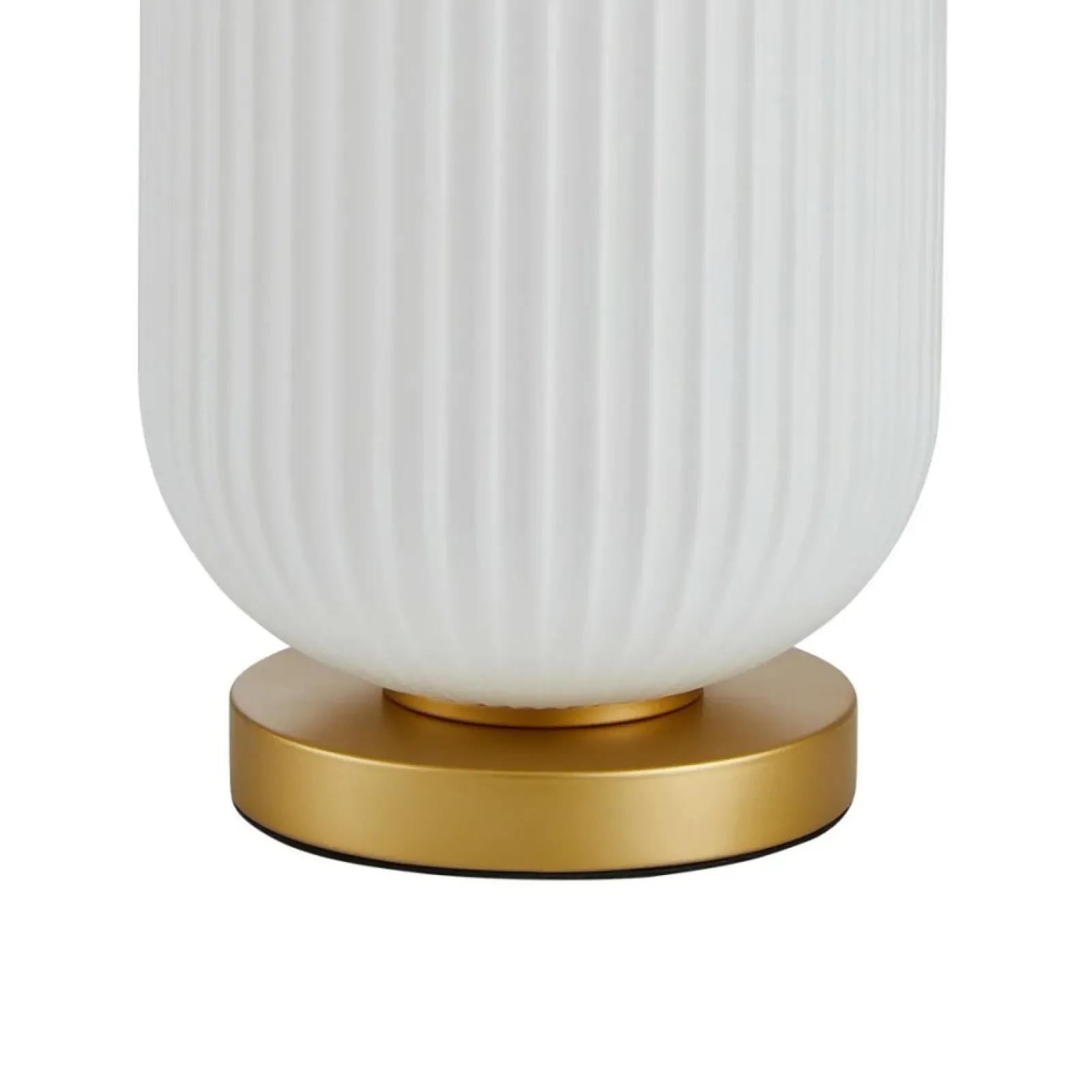 Sklep Kaja Estetyczna lampa stołowa, złota TB-28798-1-GD-WH z serii OLMETO* Nowoczesne Lampki Stołowe