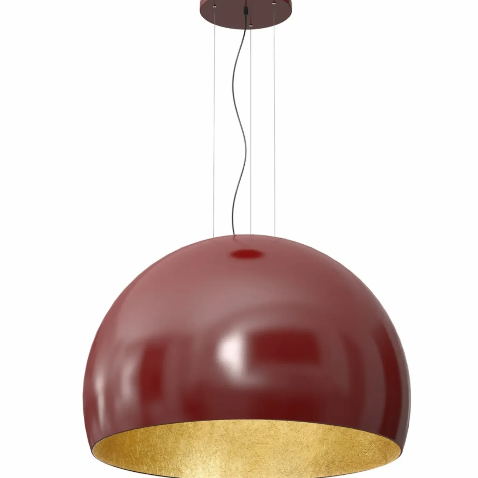 Sklep Kaja Estetyczna lampa wisząca, kolor winnej czerwieni LX 1691 z serii COMPO Shop
