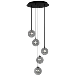 Sklep Kaja Estetyczna lampa wisząca z grafitowymi kloszami K-5556 z serii DO Online