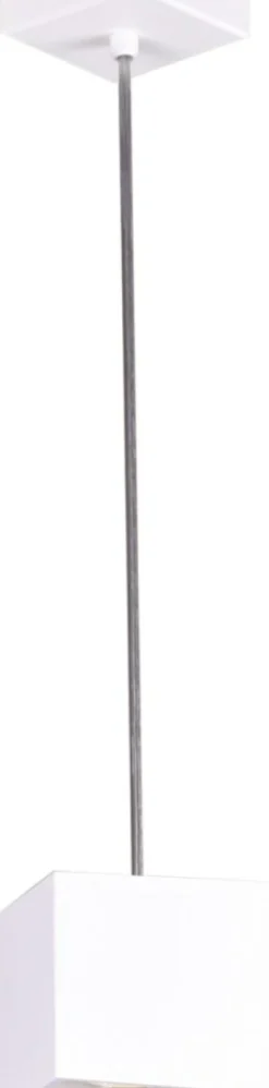 Sklep Kaja Geometryczna, biała lampa wisząca K-4210 KUBIK WHITE | Kaja biały Discount