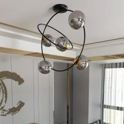 Sklep Kaja Geometryczna, efektowna lampa sufitowa 1292/5 z serii STARDOM | Kaja Discount