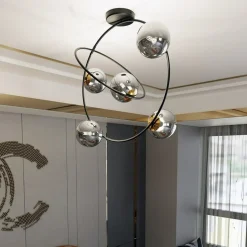 Sklep Kaja Geometryczna, efektowna lampa sufitowa 1292/5 z serii STARDOM | Kaja Discount