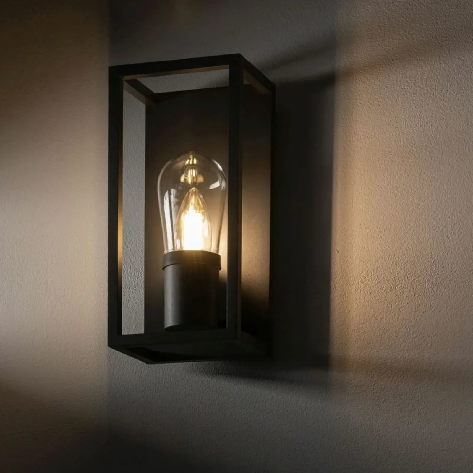 Sklep Kaja Geometryczna lampa ścienna, kinkiet na taras 10503 MARGOT | Kaja* Kinkiety Ogrodowe