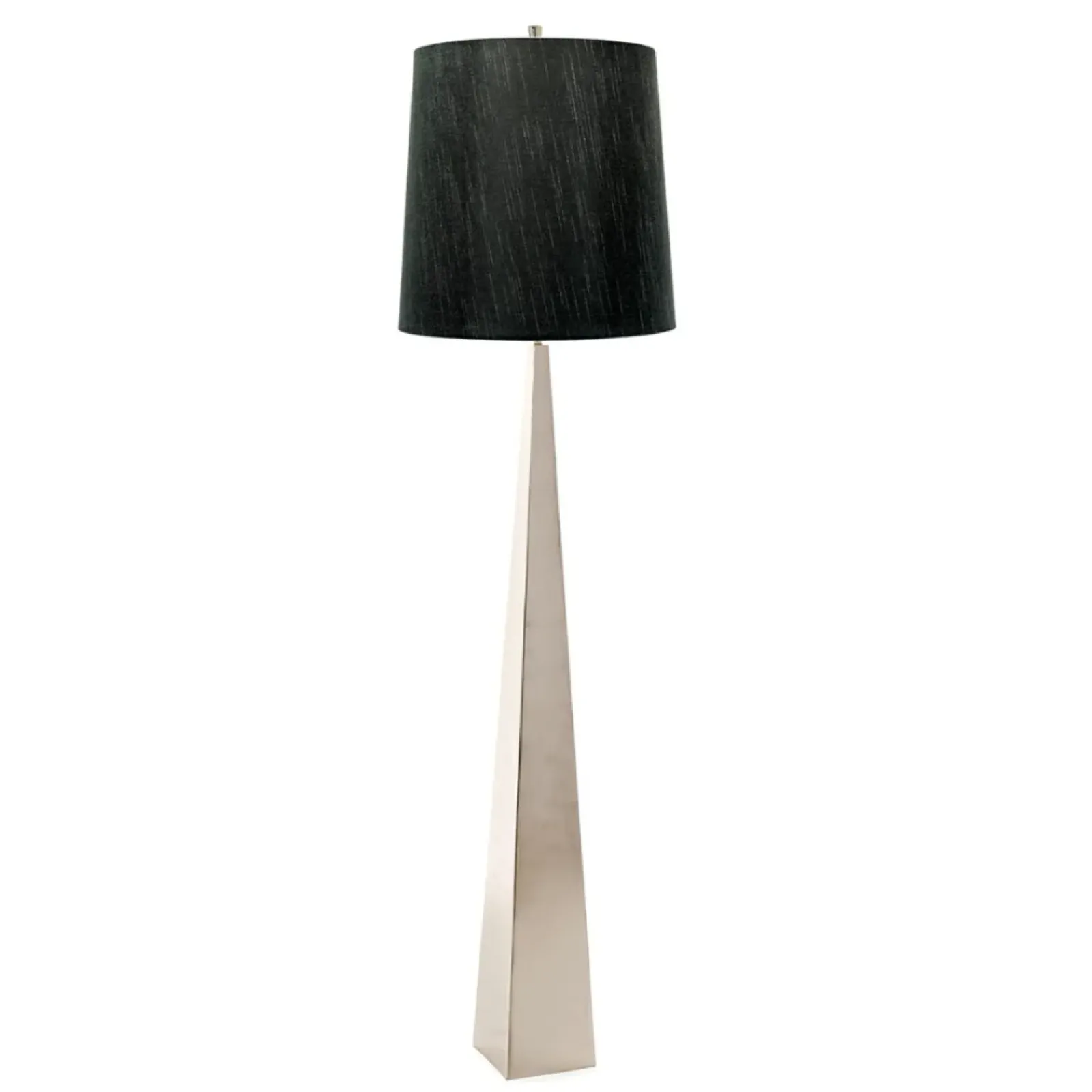 Sklep Kaja Geometryczna lampa podłogowa ASCENT-FL-PN-BK z serii ASCENT* Lampy Podłogowe Z Abażurem|Tradycyjne Lampy Podłogowe