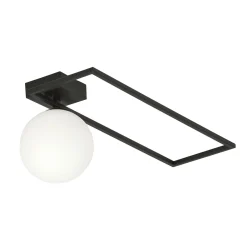 Sklep Kaja Geometryczna lampa sufitowa z białym kloszem 1130/1B IMAGO | Kaja* Plafony Nowoczesne