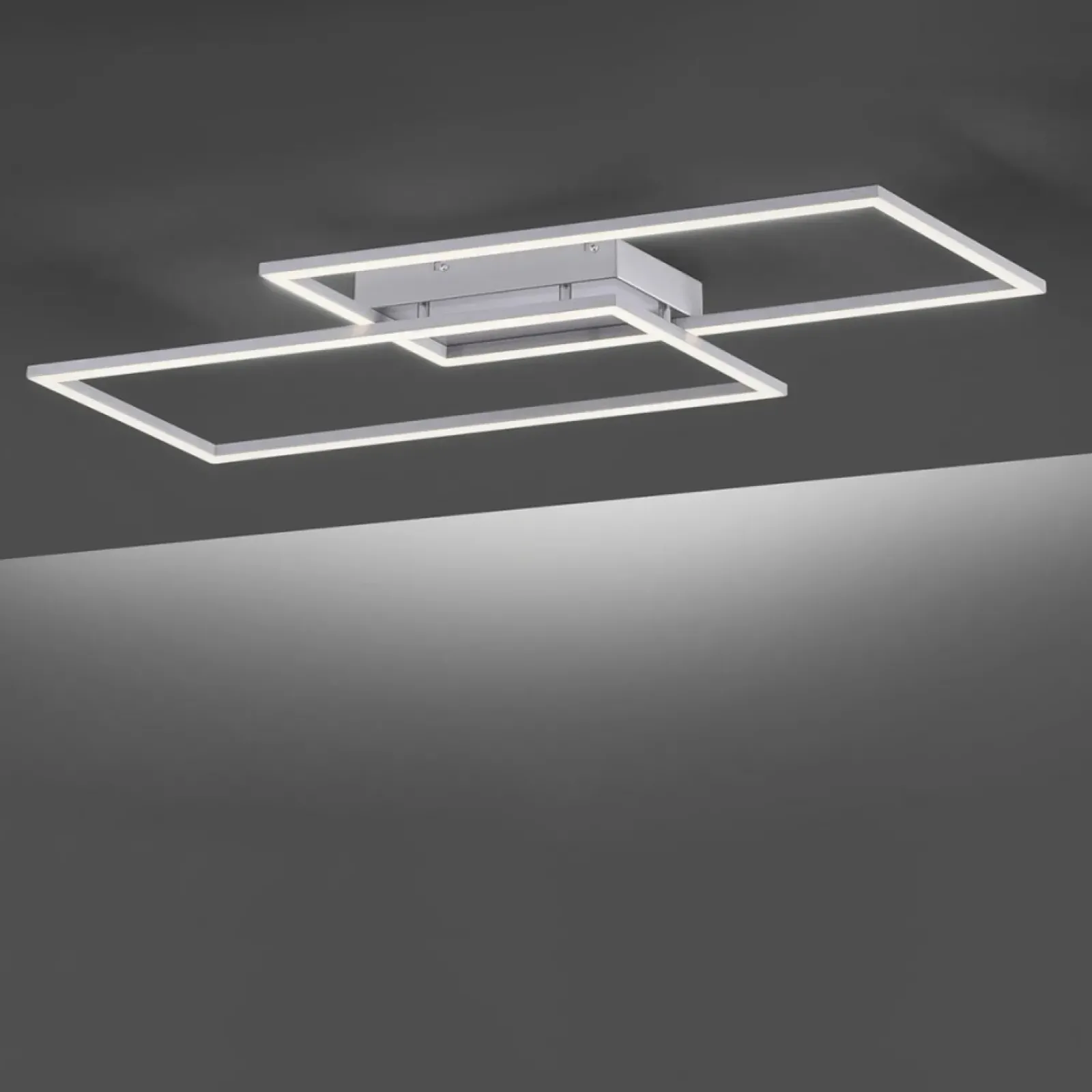 Sklep Kaja Geometryczna lampa sufitowa LED 8193-55 z serii INIGO | Kaja szary Online