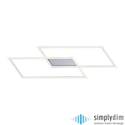 Sklep Kaja Geometryczna lampa sufitowa LED 8193-55 z serii INIGO | Kaja szary Online