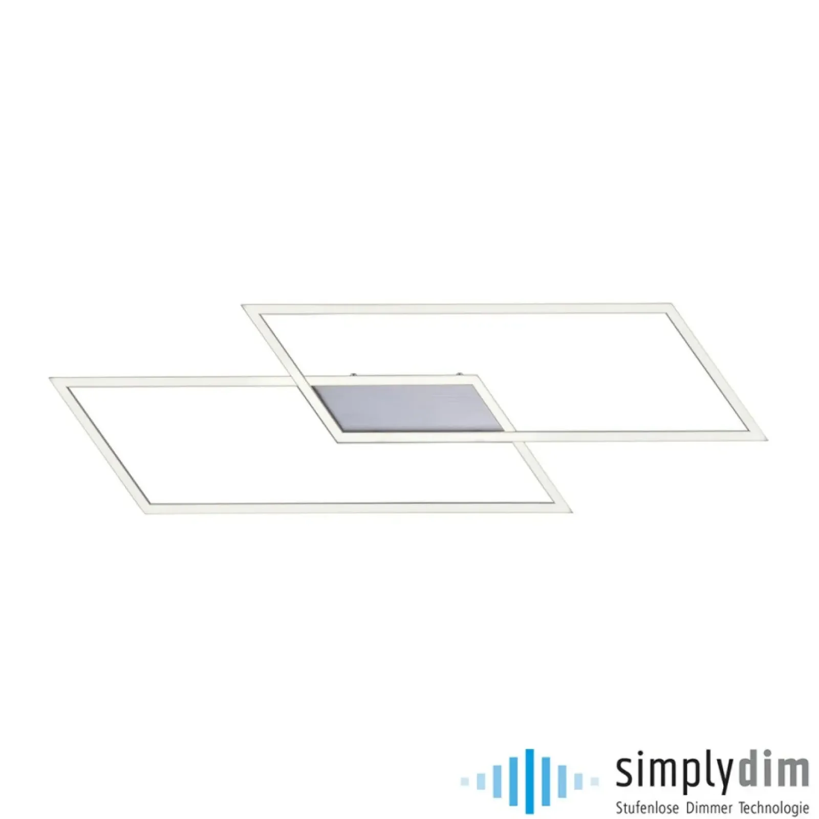 Sklep Kaja Geometryczna lampa sufitowa LED 8193-55 z serii INIGO | Kaja szary Online