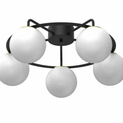 Sklep Kaja Geometryczna lampa sufitowa, złote dodatki LX 5669 BALLO | Kaja Online