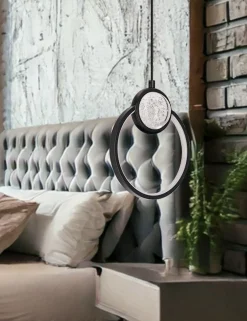 Sklep Kaja Geometryczna lampa wisząca z obręczą 31-35592 LACRIMA | Kaja Hot